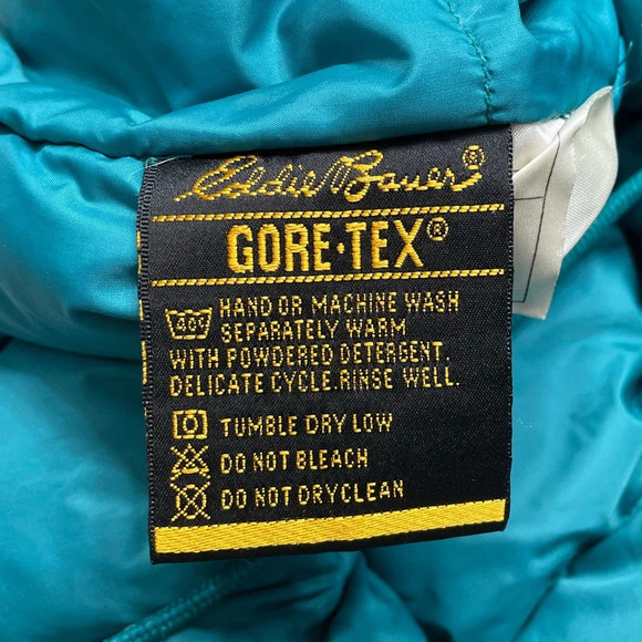 Eddie Bauer Gore-Tex Ridge Line Premium Goosedown Down Jacket Hooded Coat Parka - Picture 6 of 14